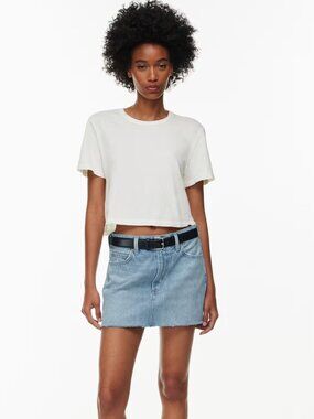 Denim Forum The Tori Mini Denim Skirt